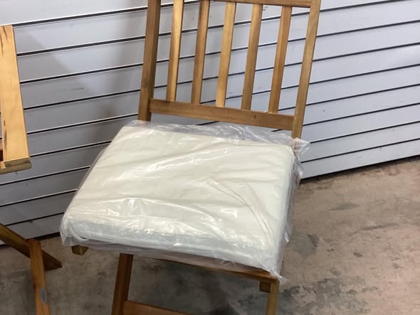 Costway 3-Piece Folding Bistro Set with Removable Seat Cushions