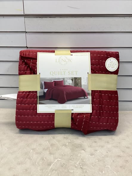 Lenox Holiday Quilt Set - Full/Queen Size