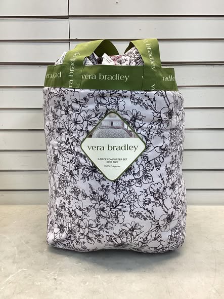 Vera Bradley 3-Piece Comforter Set - King Size