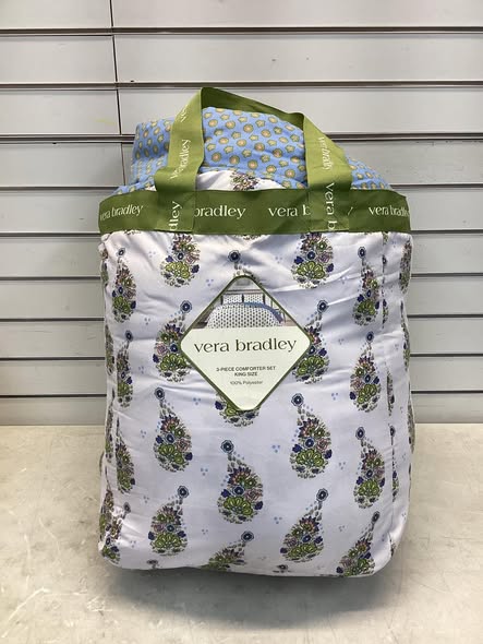 Vera Bradley 3-Piece Comforter Set - King Size