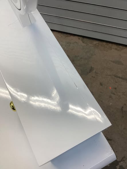 Costway Vanity Set with LED Lighted Mirror Round Mirror & Soft Cushioned Stool 4 Drawers