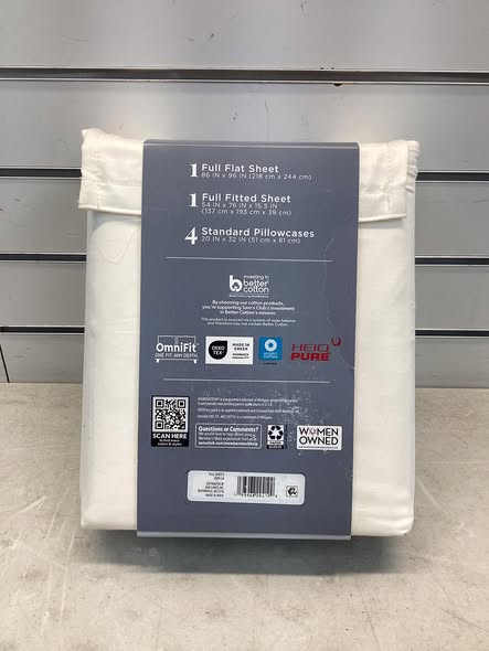 Member's Mark Performance 500-Thread-Count Solid Sheet Set - Full Size