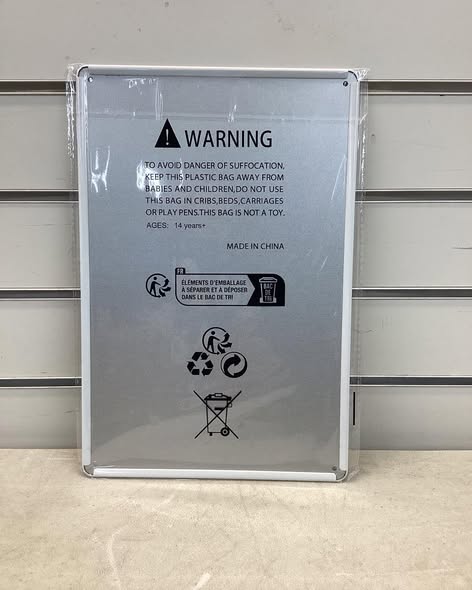 8x12 metal sign