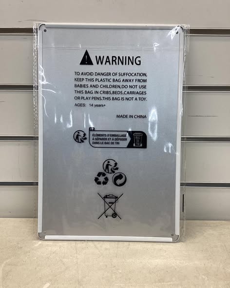 8x12 metal sign