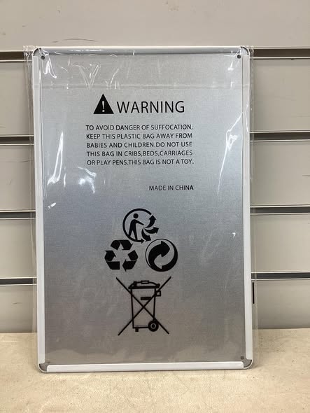 8x12 metal sign