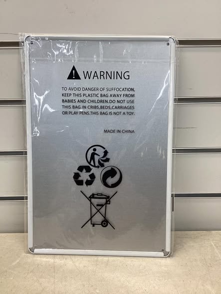 8x12 metal sign