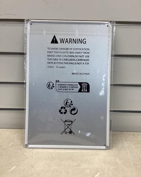 8x12 metal sign