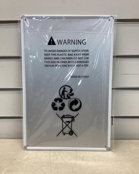 8x12 metal sign