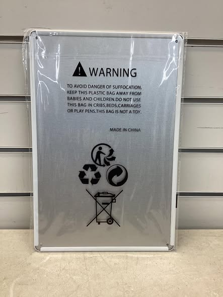 8x12 metal sign