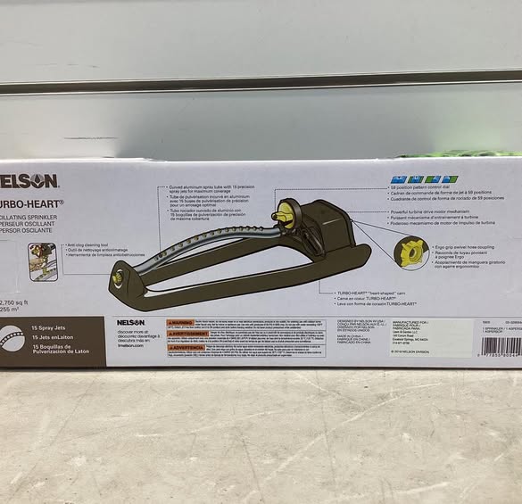 Nelson Turbo-Heart Oscillating Sprinkler