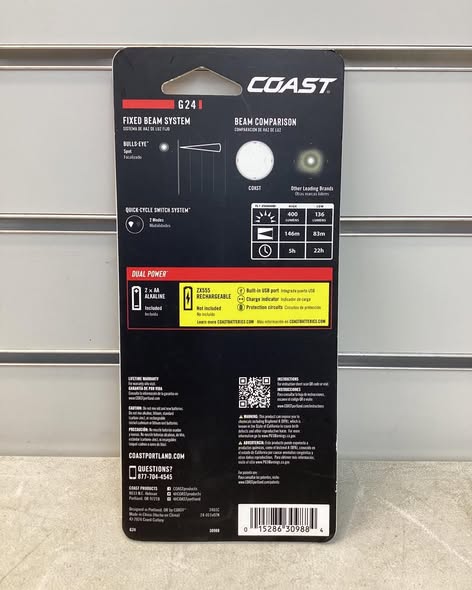 Coast G24 400 Lumen Flashlight