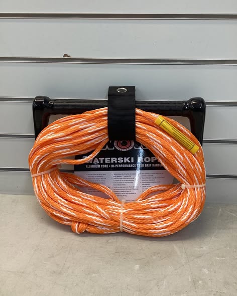 WOW Sports 75' Towing Rope for Wakeboard, Water Ski and Wakesurf, 2-Section, 1 Pack