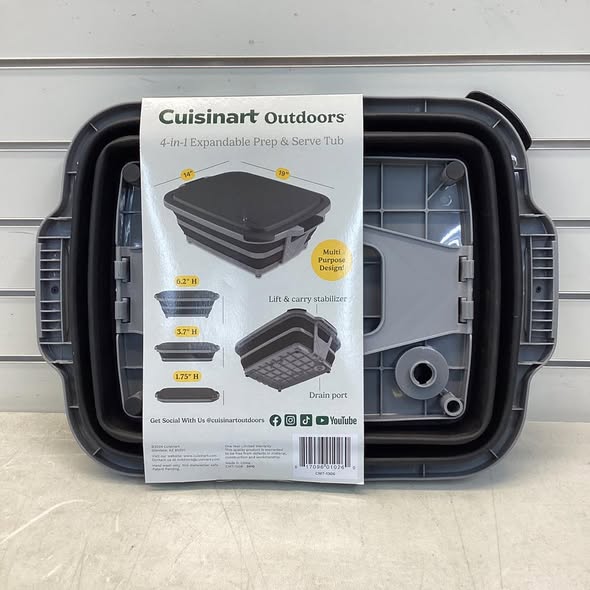 Cuisinart 4-in-1 Expandable Prep and Serve Tub