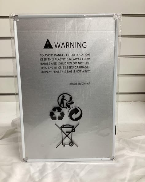 8”x 12” metal sign