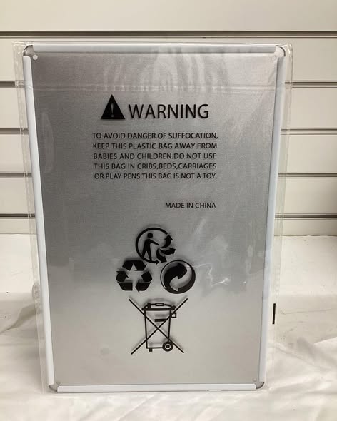 8x12 Metal Sign