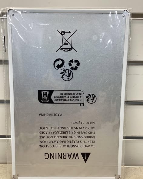 8”x12” metal sign