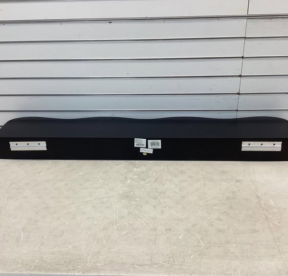 UMA Black Wood Handmade Minimalistic Room Wall Shelf, 48" x 8" x 4"