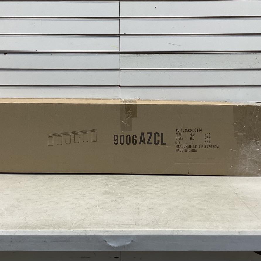 ACROMA Abelia 53-in 6 Light Matte Black Modern/contemporary Bathroom Vanity light