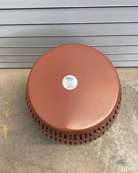 Room Essentials Metal Cutout Round Patio Accent Table