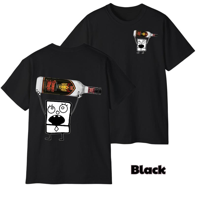 Doodlebob Rumple Minze 2-Sided Shirt for Men & Women - Cotton Crew Neck Unisex Top, Perfect Gift for All