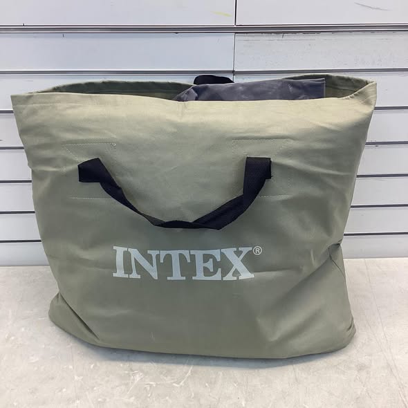 Intex Queen Dura-Beam Comfort Pillow Airbed w/ Internal Pump