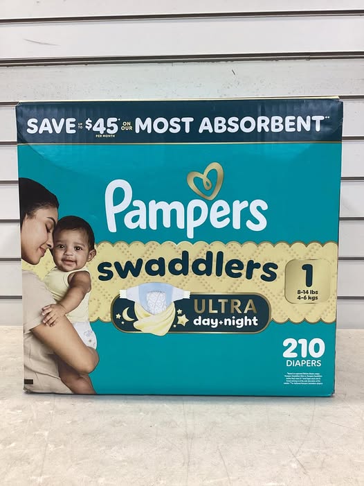 Pampers Swaddlers Ultra Diapers, Size 1, 210 ct.