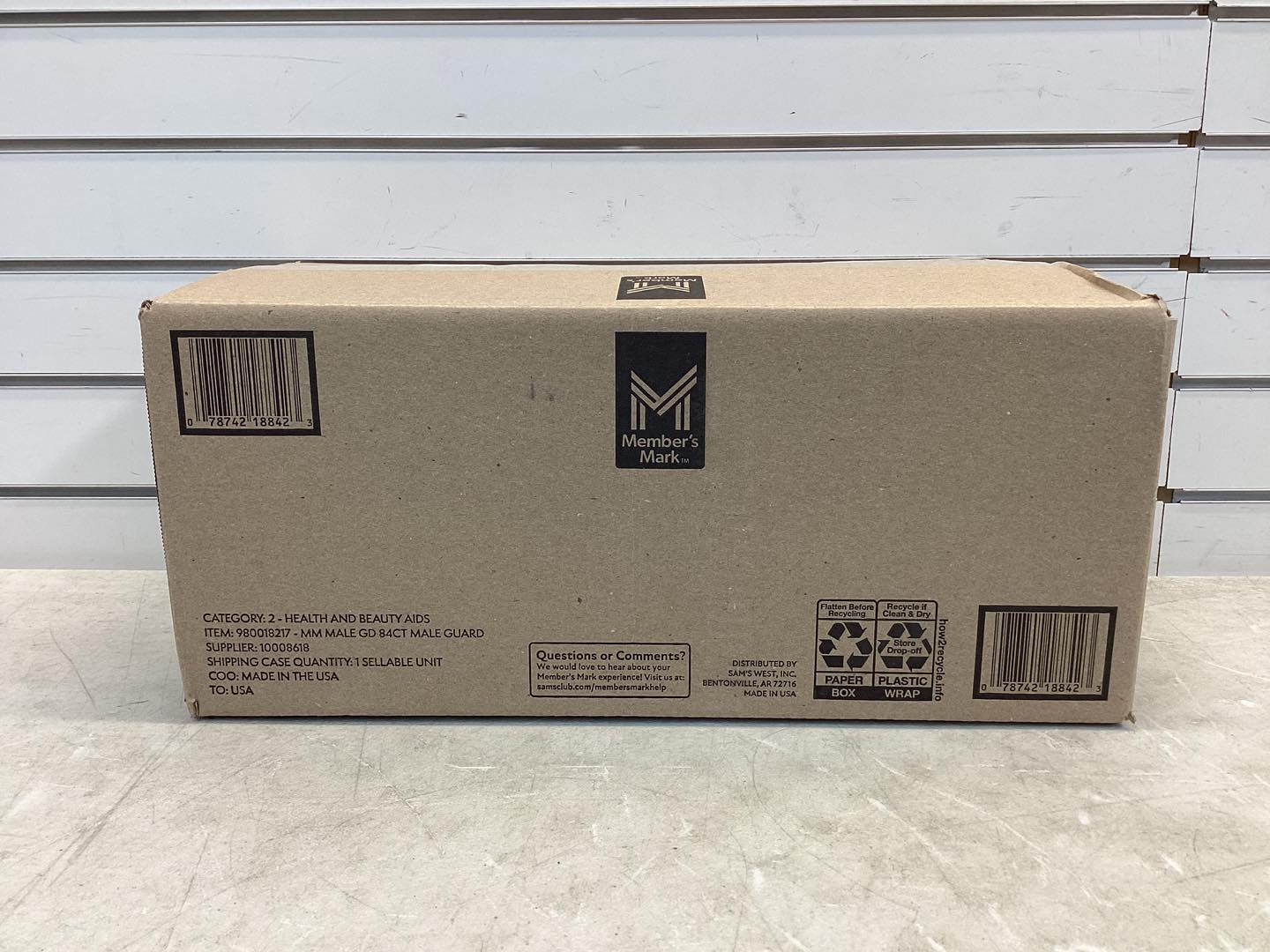 Member's Mark Total Protection Guards for Men, Maximum, 84 ct