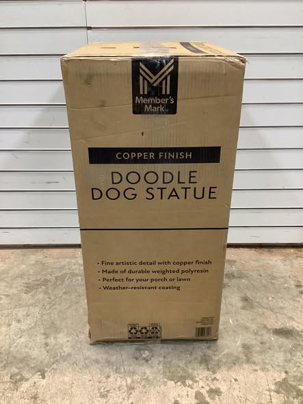 Member's Mark Sitting Doodle Dog Statue