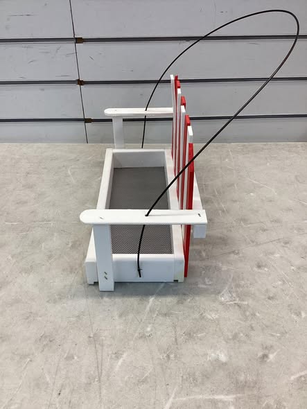 HomeGrown Wood Hanging Platform Bird feeder