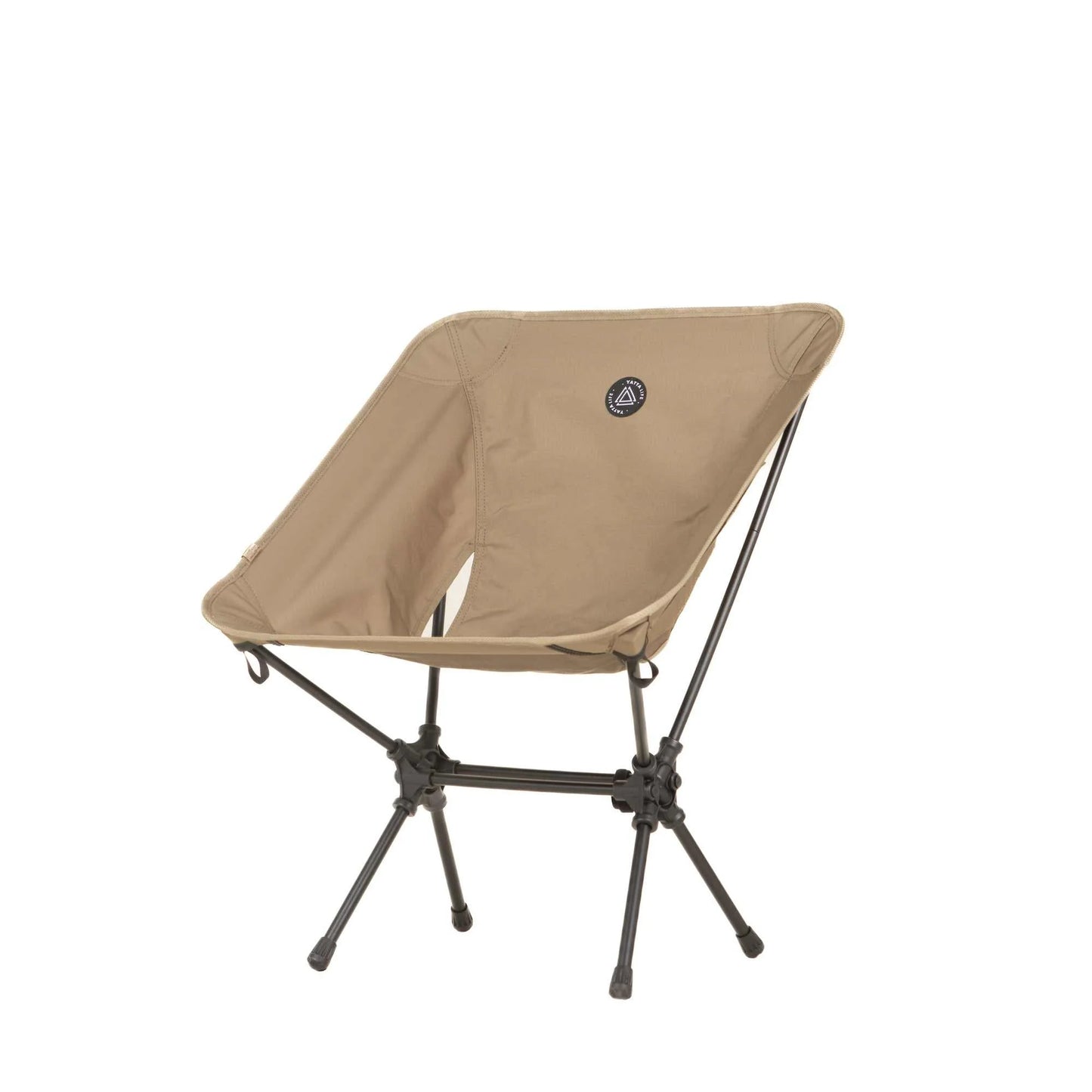 Ultralight Folding Camping Chair – Low Back, Portable Outdoor Chair with Storage Pouch, Army Green