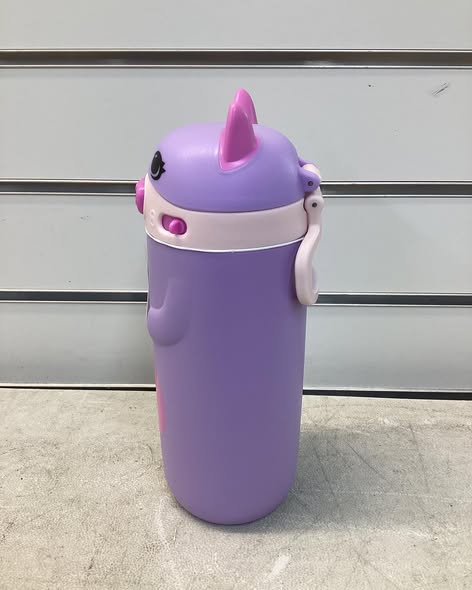 Ello Ellies 12oz Kids Stainless Steel Vacuum Insulated Water Bottle with Straw & Leak-Proof Lid