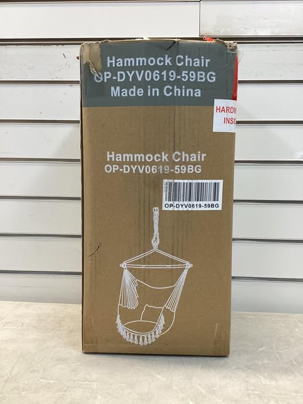 Single Hammock Chair with 2 Cushions, Hammock Swing, Macrame Hammock with High Load-Bearing Metal Rod, Indoor&Outdoor