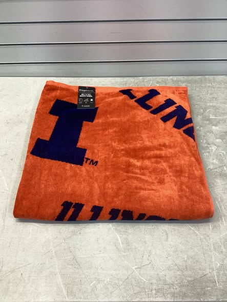 Logo Brands Illinois Fighting Illini 38'x72' Beach Towel