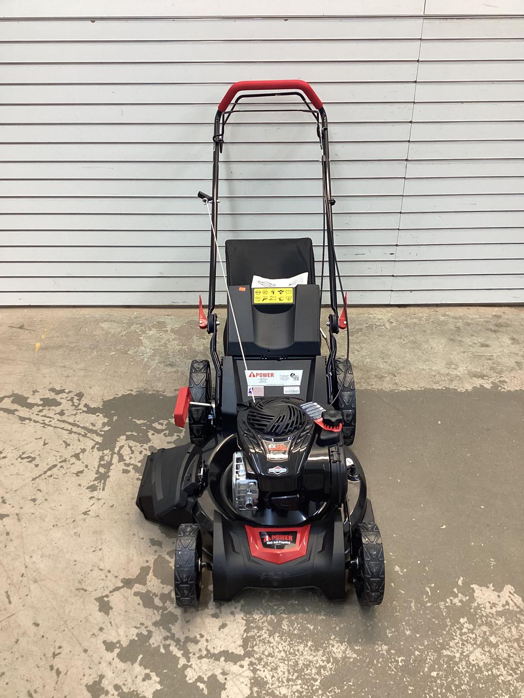 AiPower 21" Self-Propelled RWD Walk Behind Mower with Aero Flow Deck