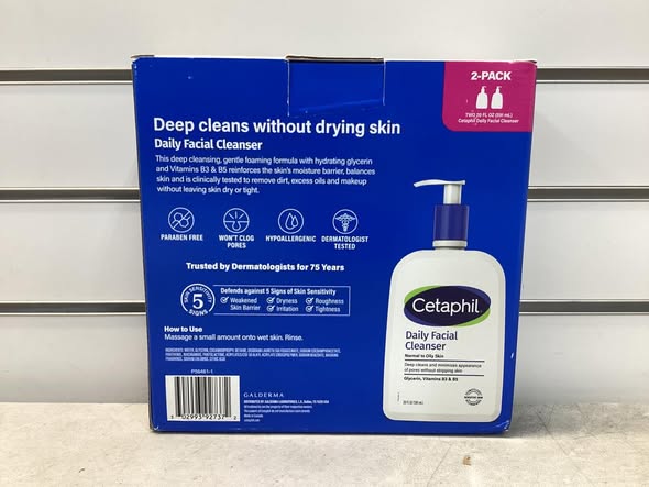 Cetaphil Daily Facial Cleanser, 20 fl. oz., 2 pk.