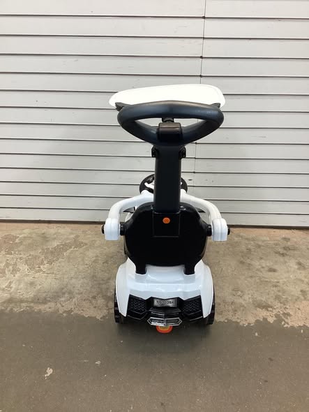 3-in-1 Push Car for Toddler Sliding Car with Seat Belt and Canopy