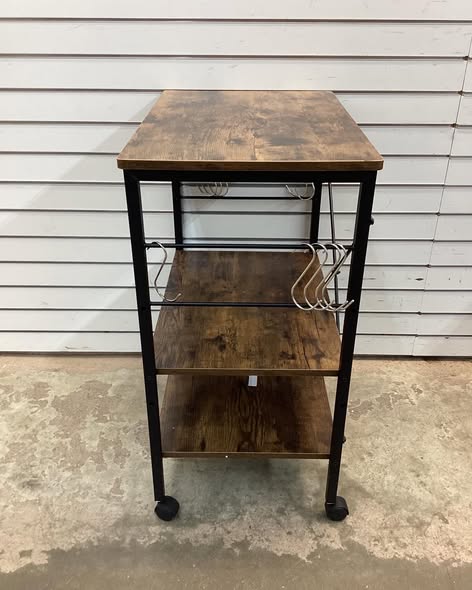 Baker's Rack 3-Tier Kitchen Utility Microwave Oven Stand Storage Cart Workstation Shelf