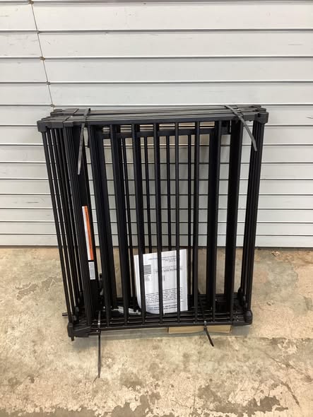 8-Panel Extra Wide Baby Gate Adjustable Pet Safety Fence with Auto-close Door