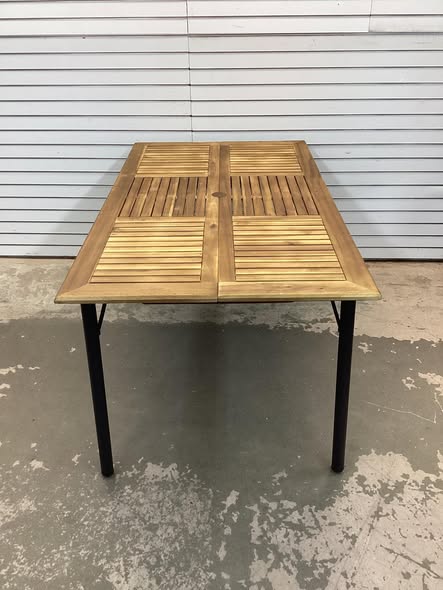 Costway Outdoor Dining Table for 6 People