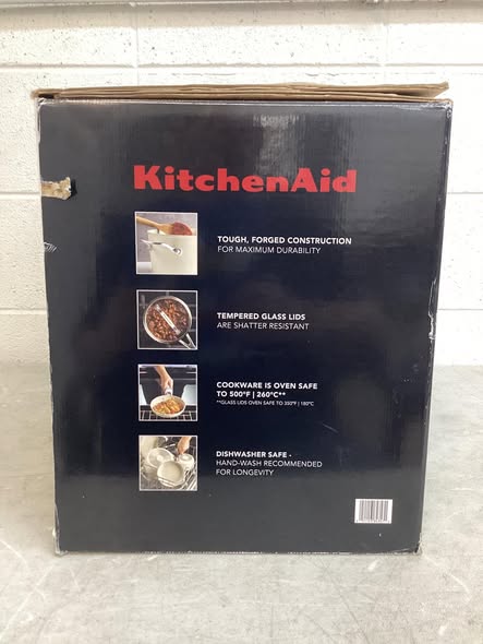 KitchenAid 10-Piece Hard-Anodized Ceramic Induction Cookware Set