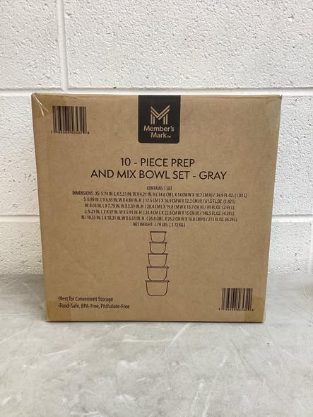 Member's Mark 10-Piece Prep and Mix Bowl Set