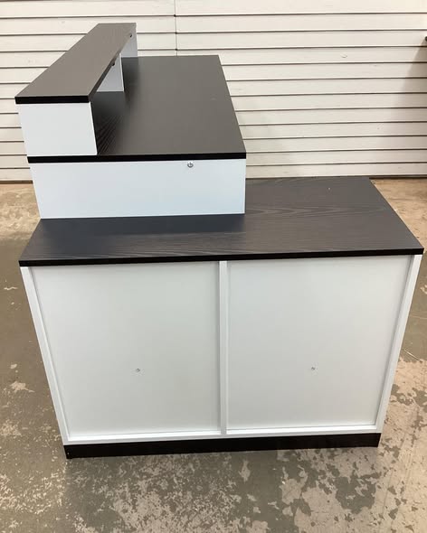 67 Inch L Shaped Executive Desk,Home Office Computer Desk with Monitor Stand,Study Writing Desk.