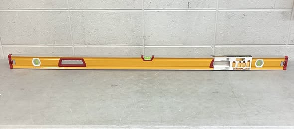 Johnson Aluminum 59-in 3 Vial Box Beam Level