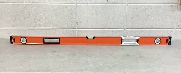 Johnson Aluminum 48-in 3 Vial Magnetic Box Level