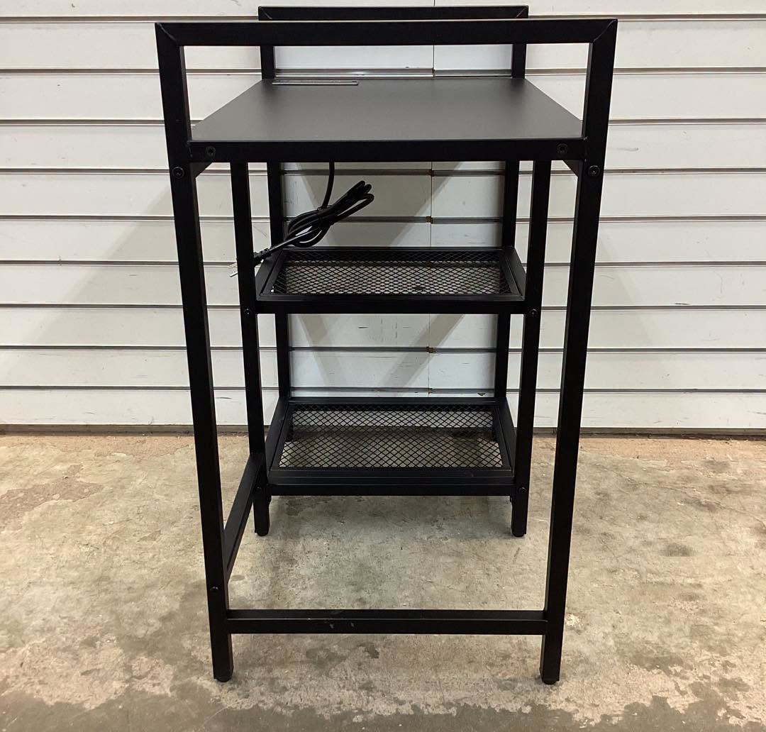 Printer Stand with Charging Station and Storage Shelves