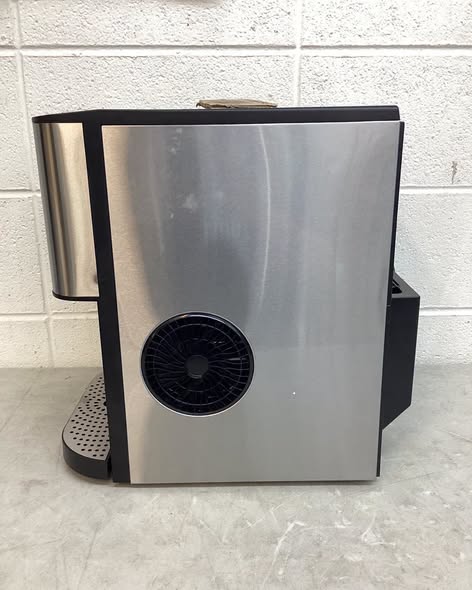 Self Dispensing Nugget Ice Maker Countertop with Soft Chewable Pellet Ice Cubes