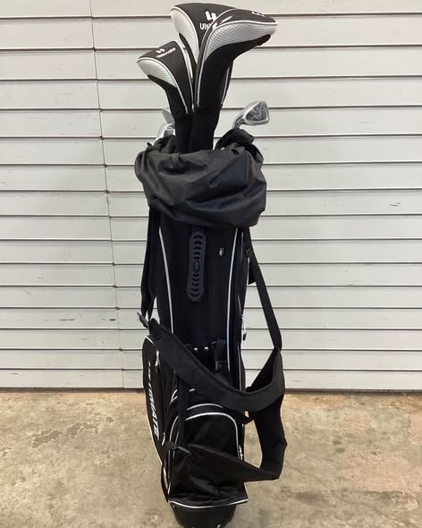 ULTIMATE Left Handed Golf Clubs for Men, 10pcs Men's Complete Golf Club Set Includes 460cc #1 Driver, #3 Fairway Wood, #4 Hybrid, #6/#7/#8/#9/#P Irons, Putter.