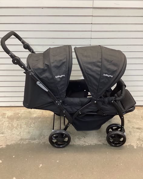 Costway Double Stroller Foldable Baby Twin Lightweight Travel Stroller Infant Pushchair Black.