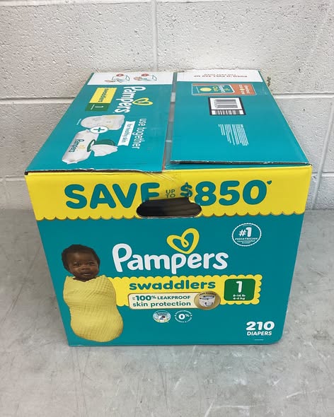 Pampers Swaddlers Diapers Size 1 210ct.