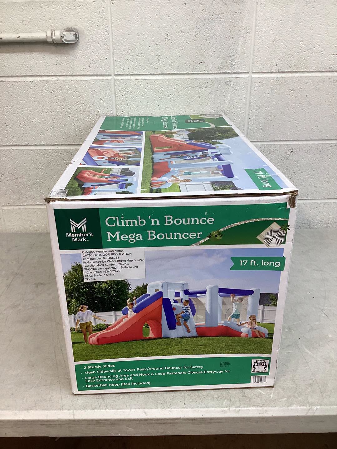Member’s Mark Climb 'n Bounce Kids Inflatable Mega Bounce House